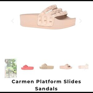 Carmen Sol Platform Slides - Like New